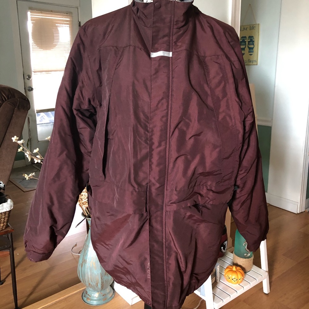 Burgundy Winter Coat